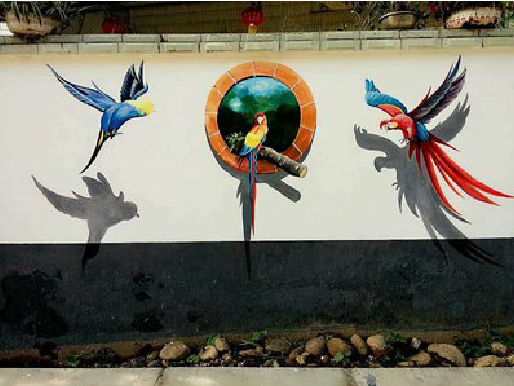 界首视觉错位-3D墙绘设计