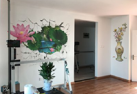 界首墙体彩绘相比墙纸的优势。